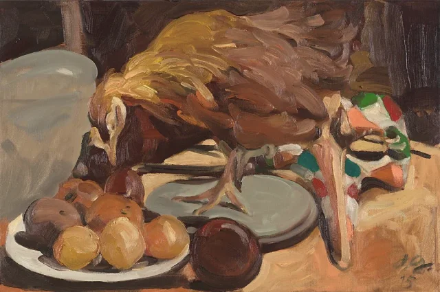 Electric Drill, Chicken and Venetian Mask